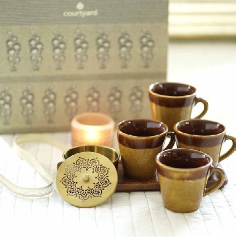 Ceramic Mugs and Lidded container