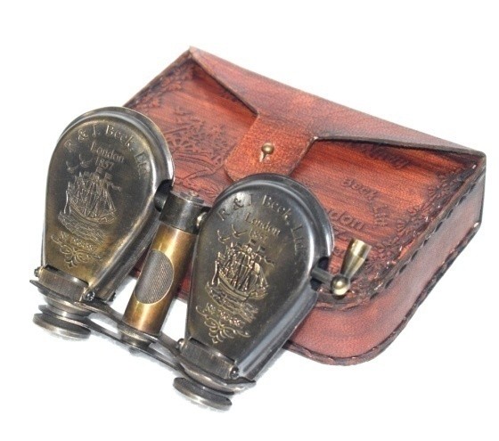 Brass pocket Binocular
