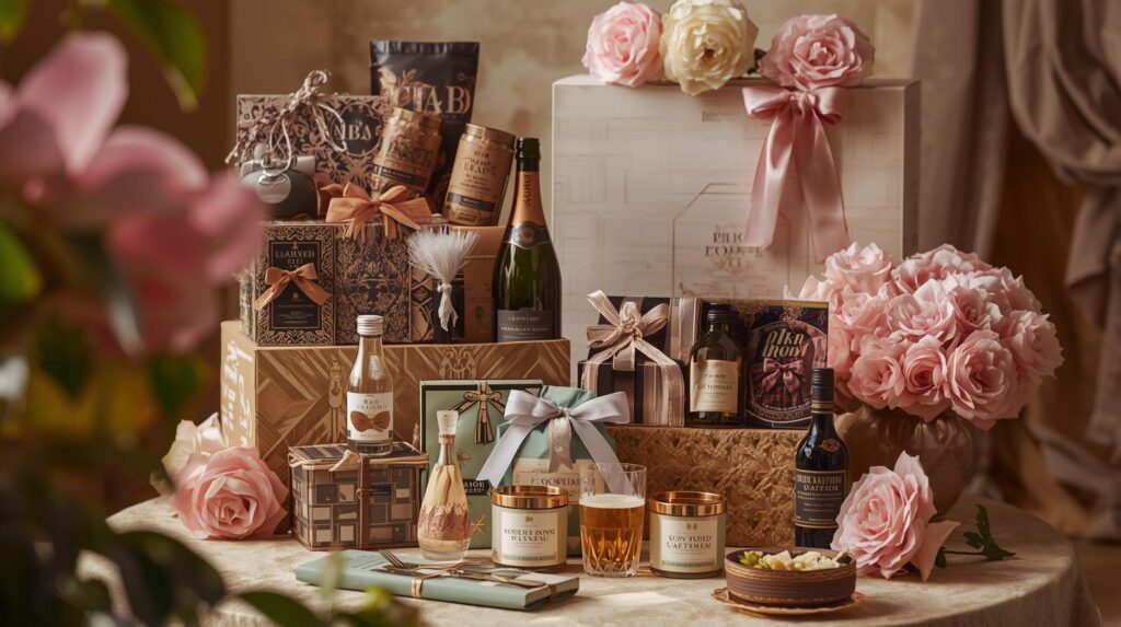 Luxury wedding gift hamper