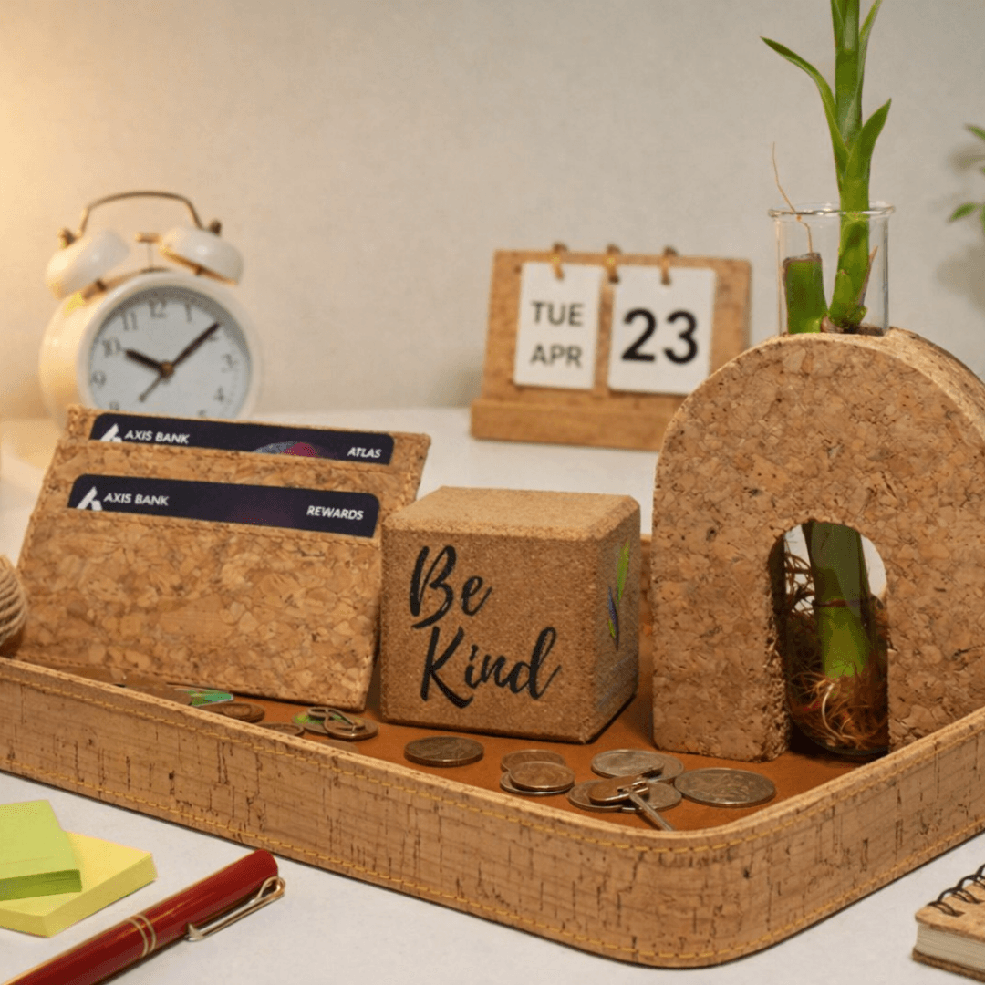 Atelier Cork Tray Set