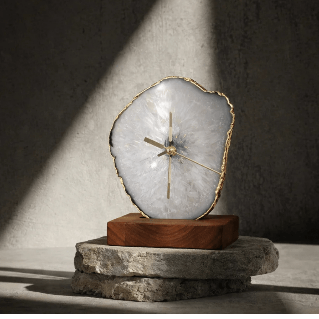 Designer Gemstone Clock for Home Décor & Special Occasions
